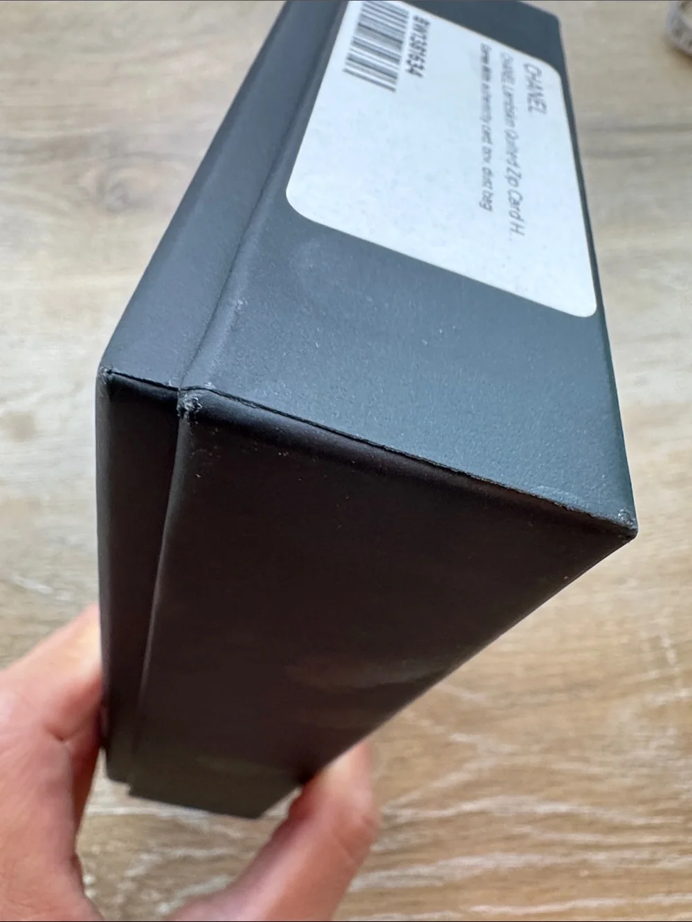 CHANEL Black and White small wallet Box with Dust Bag and Cards